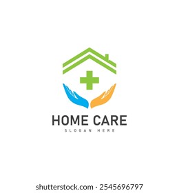 home care logo template design vector illustration icon