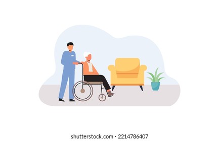 Servicios de atención domiciliaria para ancianos discapacitados