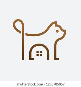 Home Cat Vector