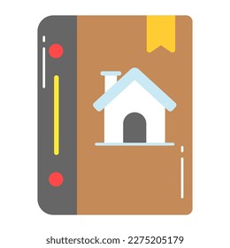 Startseite Katalog Vektordesign im trendigen Stil, einfach zu bedienen Symbol
