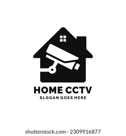 Home CCTV logo design vector illustration