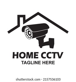 Home cctv vector logo template. This design use camera and shield symbol. Suitale for security.