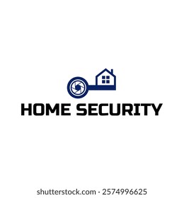 Home cctv vector logo template. House Secure Camera CCTV Logo Template Design Vector, Emblem, Concept Design, Creative Symbol, Icon