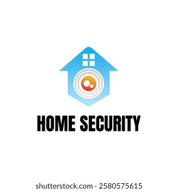 Home cctv vector logo template. House Secure Camera CCTV Logo Template Design Vector, Emblem, Concept Design, Creative Symbol, Icon