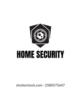 Home cctv vector logo template. House Secure Camera CCTV Logo Template Design Vector, Emblem, Concept Design, Creative Symbol, Icon
