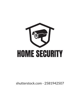 Home cctv vector logo template. House Secure Camera CCTV Logo Template Design Vector, Emblem, Concept Design, Creative Symbol, Icon