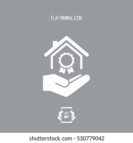 Home certifications services - Vector icon