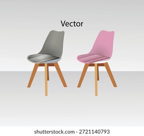Design de vetor completo da cadeira de casa 