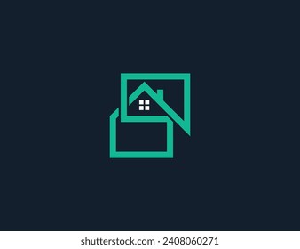 Diseño de elementos de símbolo de símbolo de símbolo de concepto de logotipo de conversación en casa. Charla, Burbuja, Habla, Realtor, Inmobiliaria, Casa, Logotipo Consultor. Plantilla de ilustración de vector
