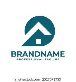 Logotipo del chat casero, conveniente para cualquier negocio relacionado con el hogar y el chat