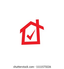 home check logo vector