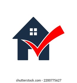 home check logo vector template