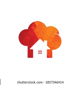 Diseño del logo de Home Chef vectorial de la combinación creativa de una casa y un sombrero de chef, buen logo para la restauración, restaurante, cocina casera