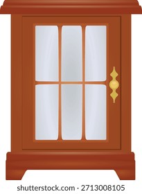 Cajonera de casa. Vector