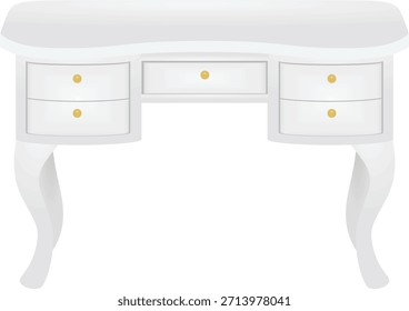 Cajonera de casa. Vector