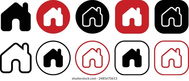 Home chimney icon vector. Communication icon set.
