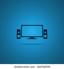Home cinema icon.
