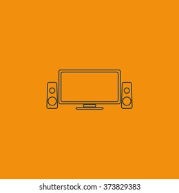 Home cinema icon.