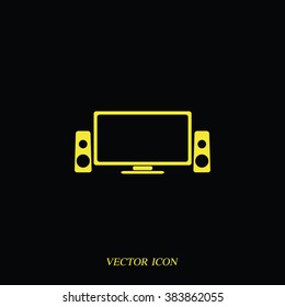 Home cinema icon.