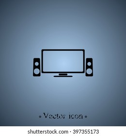 Home cinema icon.