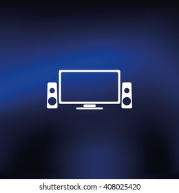 Home cinema icon.