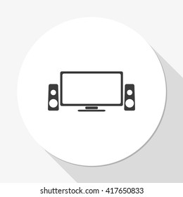 Home cinema icon.