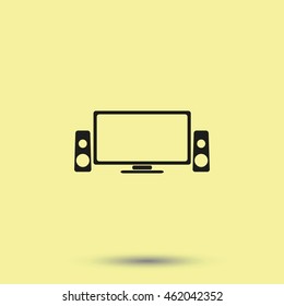 Home cinema icon.