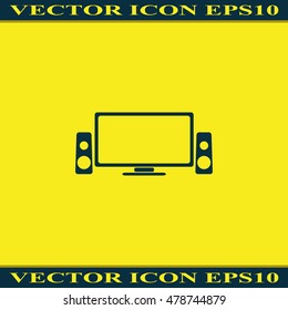 Home cinema icon.
