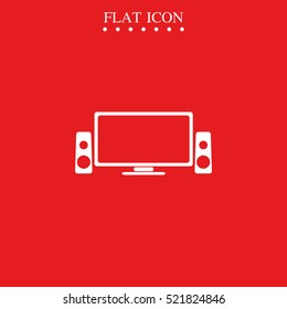 Home cinema icon.