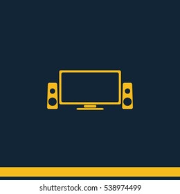Home cinema icon.
