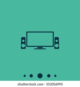 Home cinema icon.