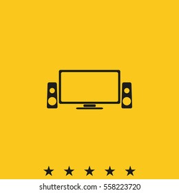 Home cinema icon.