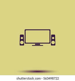 Home cinema icon.