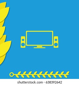Home cinema icon.