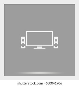 Home cinema icon.