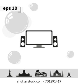 Home cinema icon.