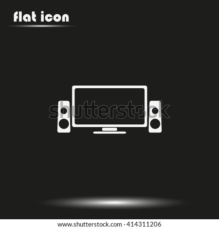 Home cinema icon.