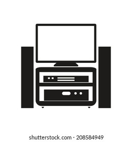 Home Cinema Icon Illustration