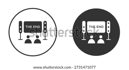 Home cinema icon. For your design, logo. Vector illustrations.