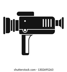 Home cinema projector icon. Simple illustration of home cinema projector vector icon for web design isolated on white background