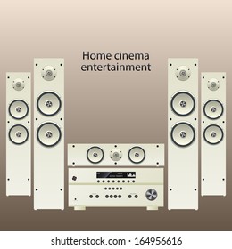 Home cinema speaker system
