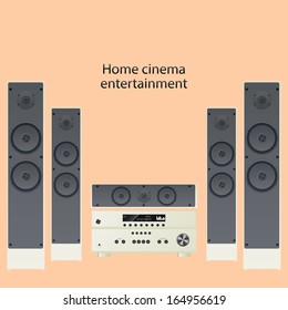 Home cinema speaker system