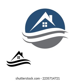 home circle 3 logo icon template