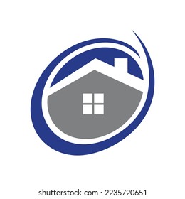 home circle logo icon template