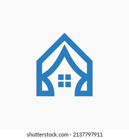 home city design logo vector
