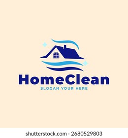 Home Plantilla de diseño de logotipo de concepto creativo limpio