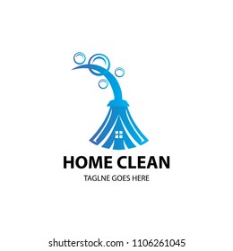 Home clean icon - Vector illustration