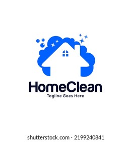 Vector de diseño de logotipo para limpieza doméstica