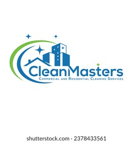 home clean service logo icon vector template
