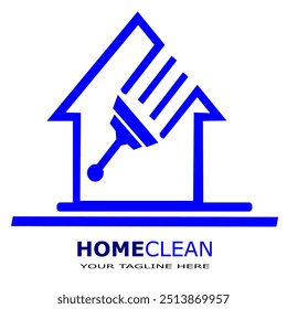 HOME CLEAN VEKTOR YOUR TAGLINE HERE